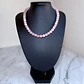 Set Cadena + Pulsera Gargantilla Cuencas De Cuarzo Rosa Unisex - Miniatura 8