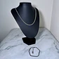 Set Cadena + Pulsera Grumet Acero Inoxidable 4.5mm Collar - Miniatura 2