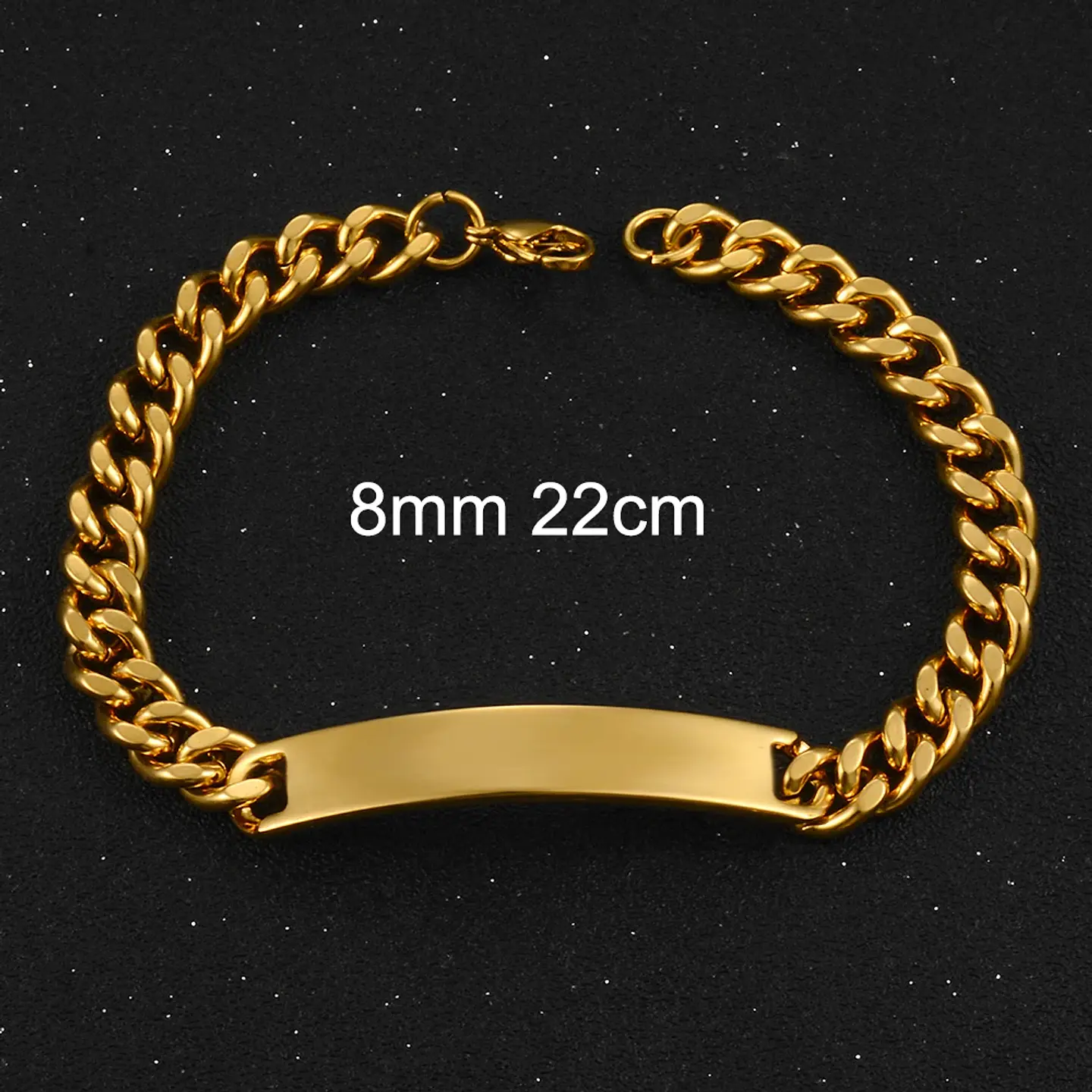 Pulsera Piocha Esclava Grumet 8mm 22cm Acero Inoxidable 3