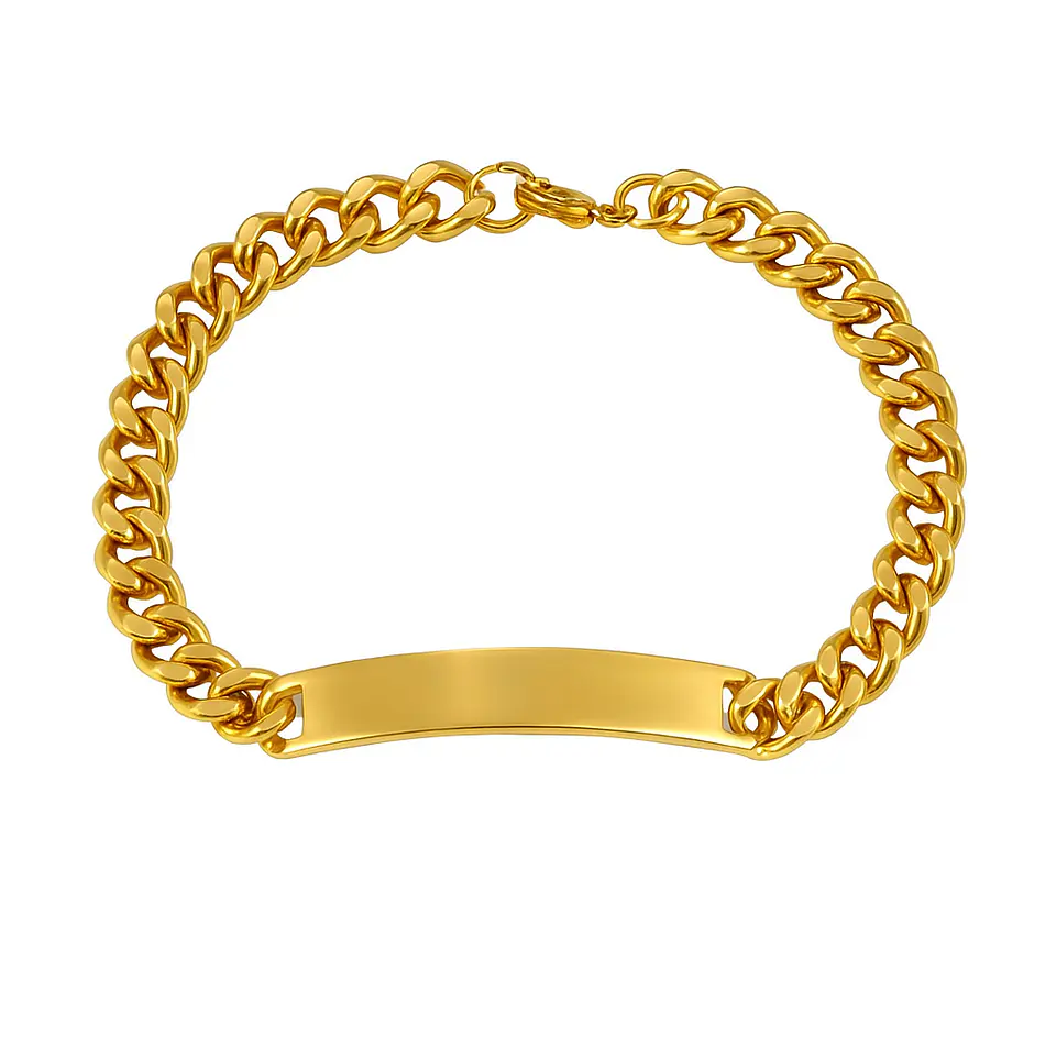 Pulsera Piocha Esclava Grumet 8mm 22cm Acero Inoxidable 1