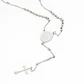 Collar Rosario Virgen Maria Con Cruz Acero Inoxidable - Miniatura 1