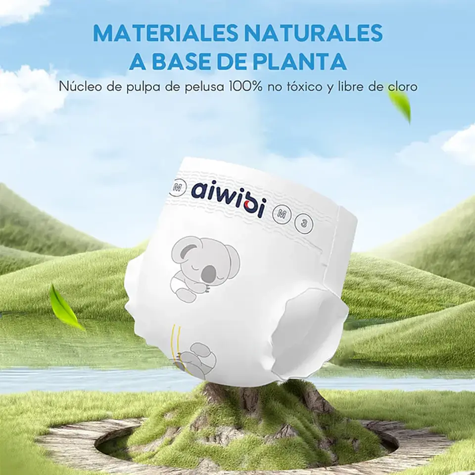Pañales Aiwibi Premium Talla P - 96 Unidades 4