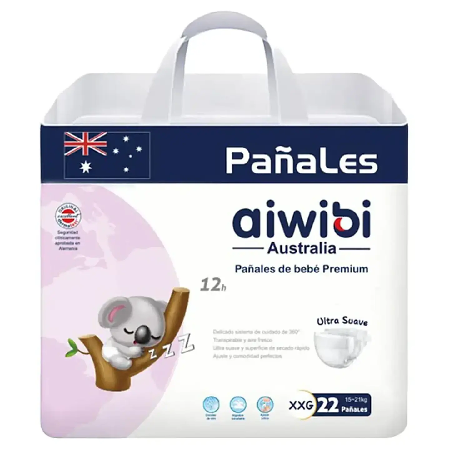 Pañales Aiwibi Premium Talla XXG - 22 Unidades 1
