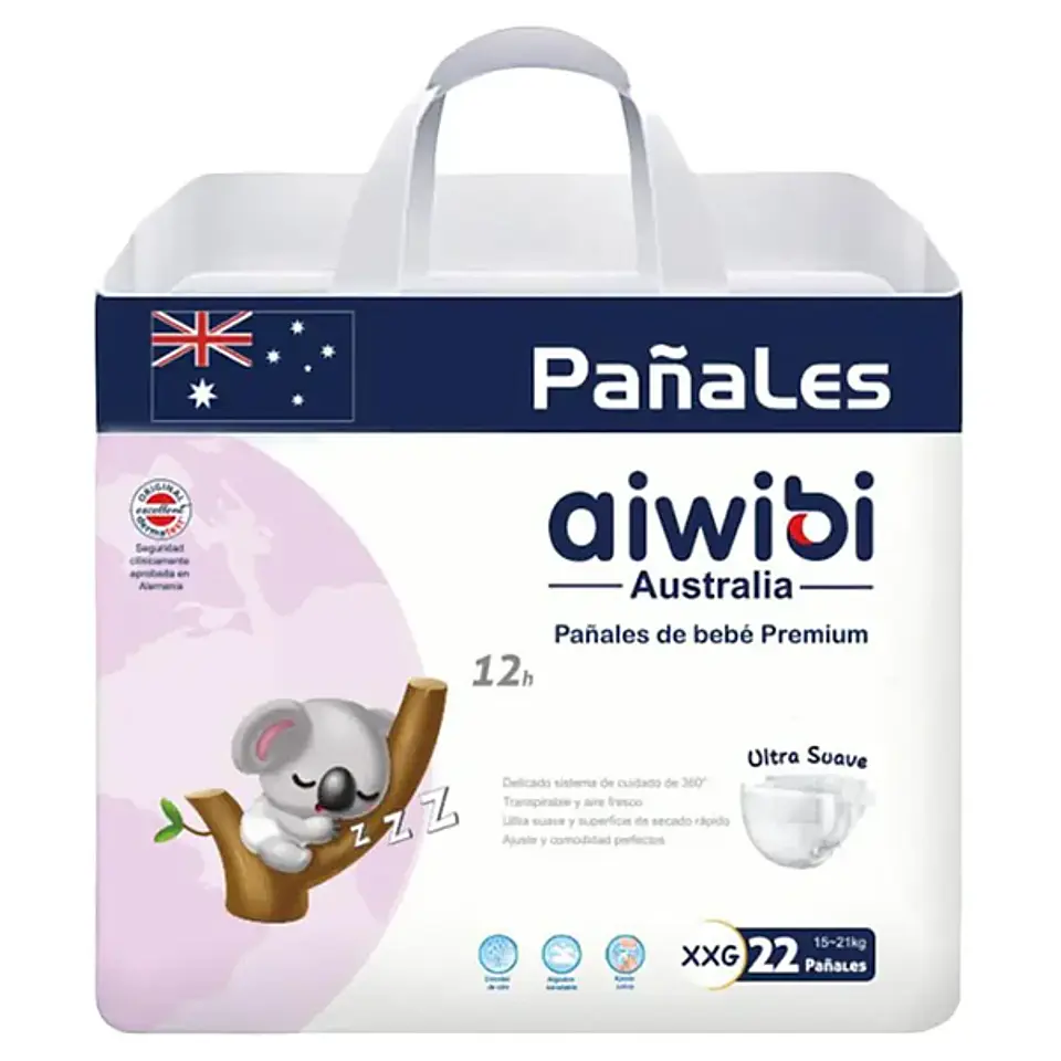 Pañales Aiwibi Premium Talla XXG - 22 Unidades 1