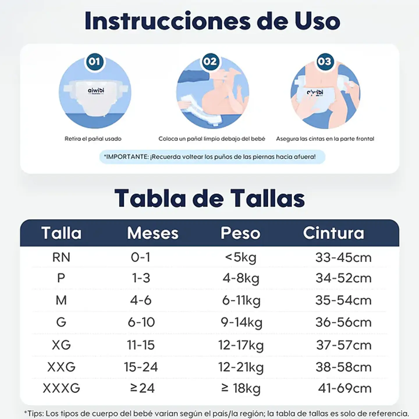 Pañales Aiwibi Dulce Noche Talla G - 48 Unidades 5