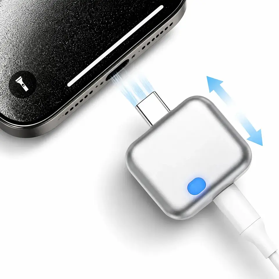Desconector Inteligente Automático De Carga Celular Usb Tipo-c Universal 5