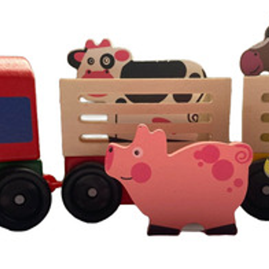 Tren Transporte Animales De La Granja 3