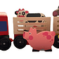 Tren Transporte Animales De La Granja - Miniatura 3