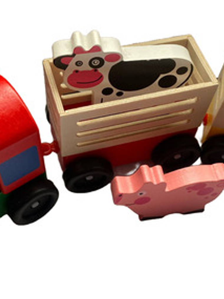 Tren Transporte Animales De La Granja 2