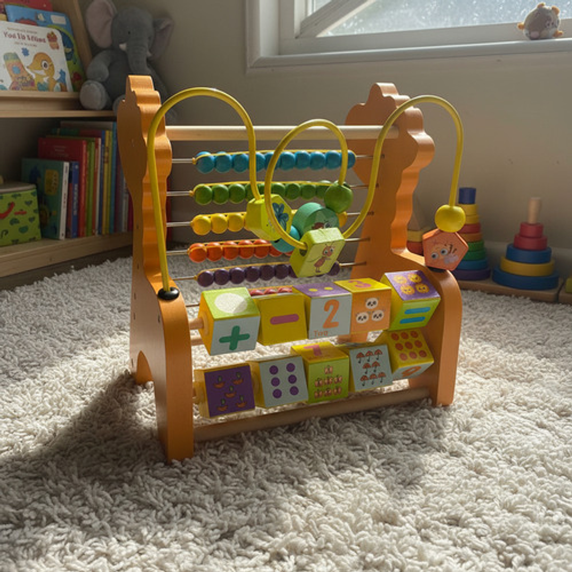 Jirafa Cuenta y Aprende – Ábaco Didáctico de Madera 3