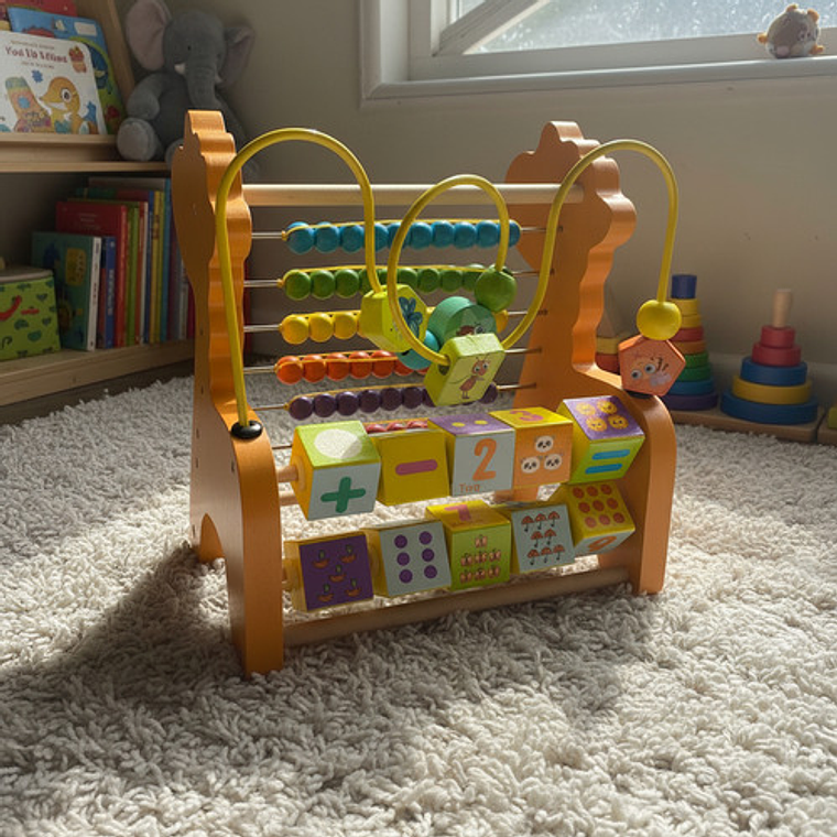 Jirafa Cuenta y Aprende – Ábaco Didáctico de Madera 3