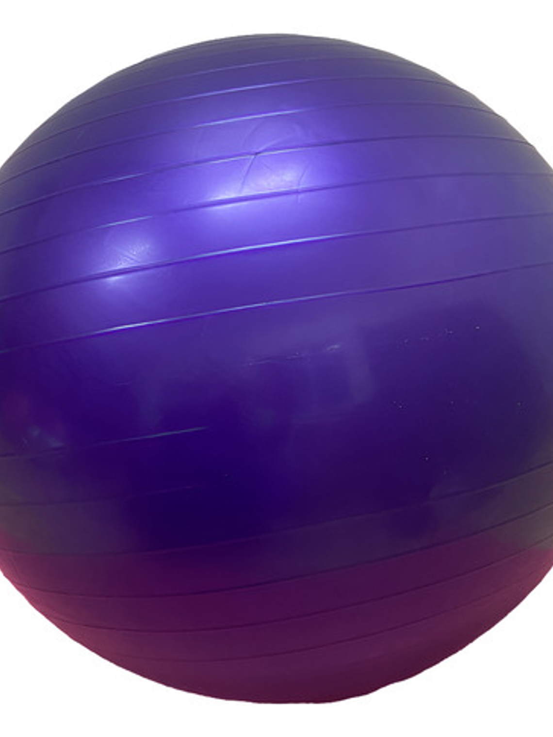 Pelota De Yoga/pilates 65cm Color Morado + Inflador 1