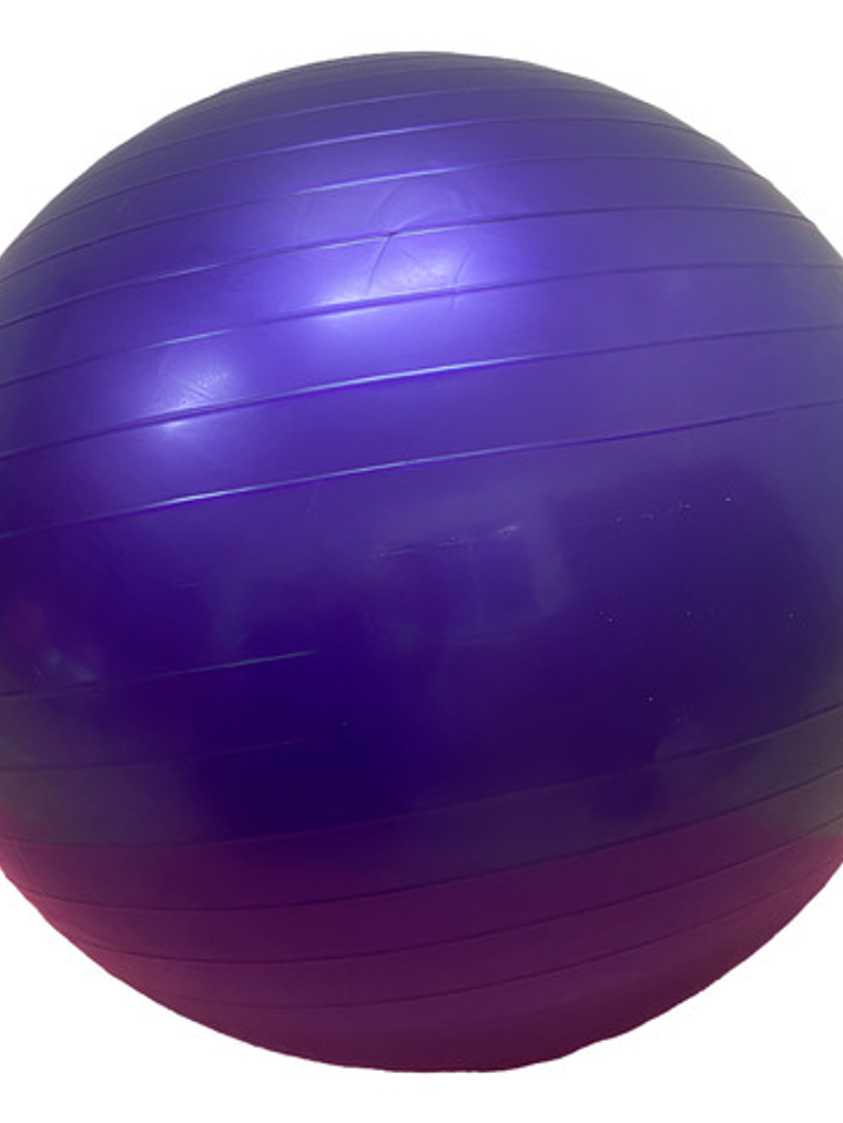 Pelota De Yoga/pilates 65cm Color Morado + Inflador 1
