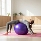 Pelota De Yoga/pilates 65cm Color Morado + Inflador - Miniatura 4