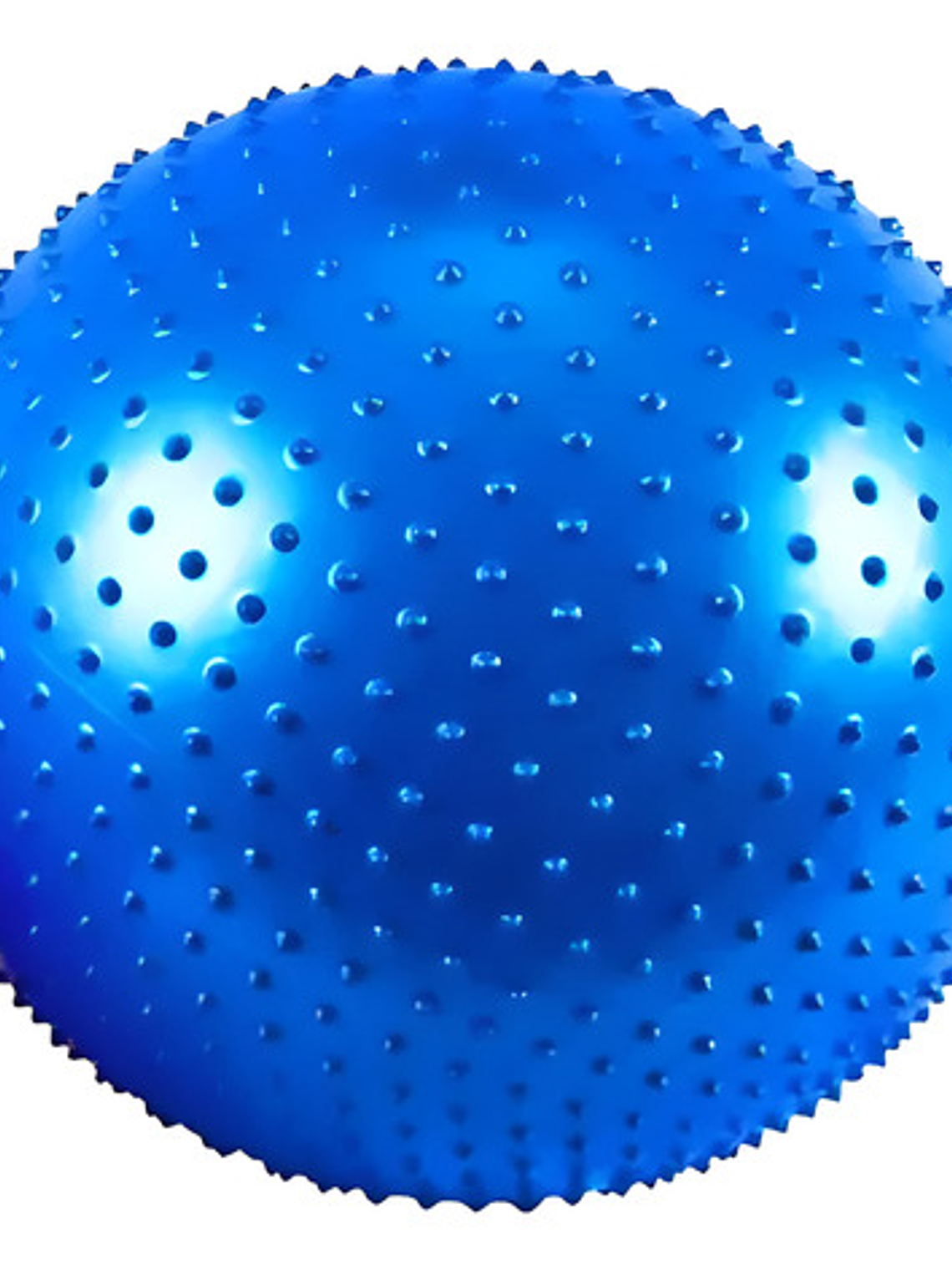 Pelota Balón Pilates / Yoga / Masaje Erizo 65cm Azul 1