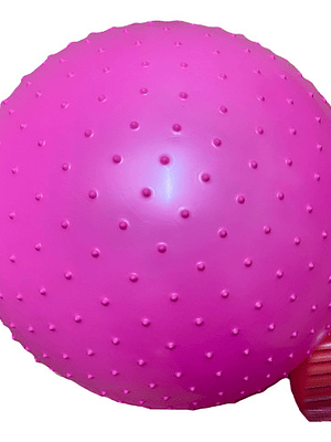 Pelota Balón Pilates / Yoga / Masaje Erizo 65cm Azul