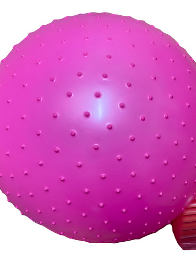 Pelota Balón Pilates / Yoga / Masaje Erizo 65cm Azul 2