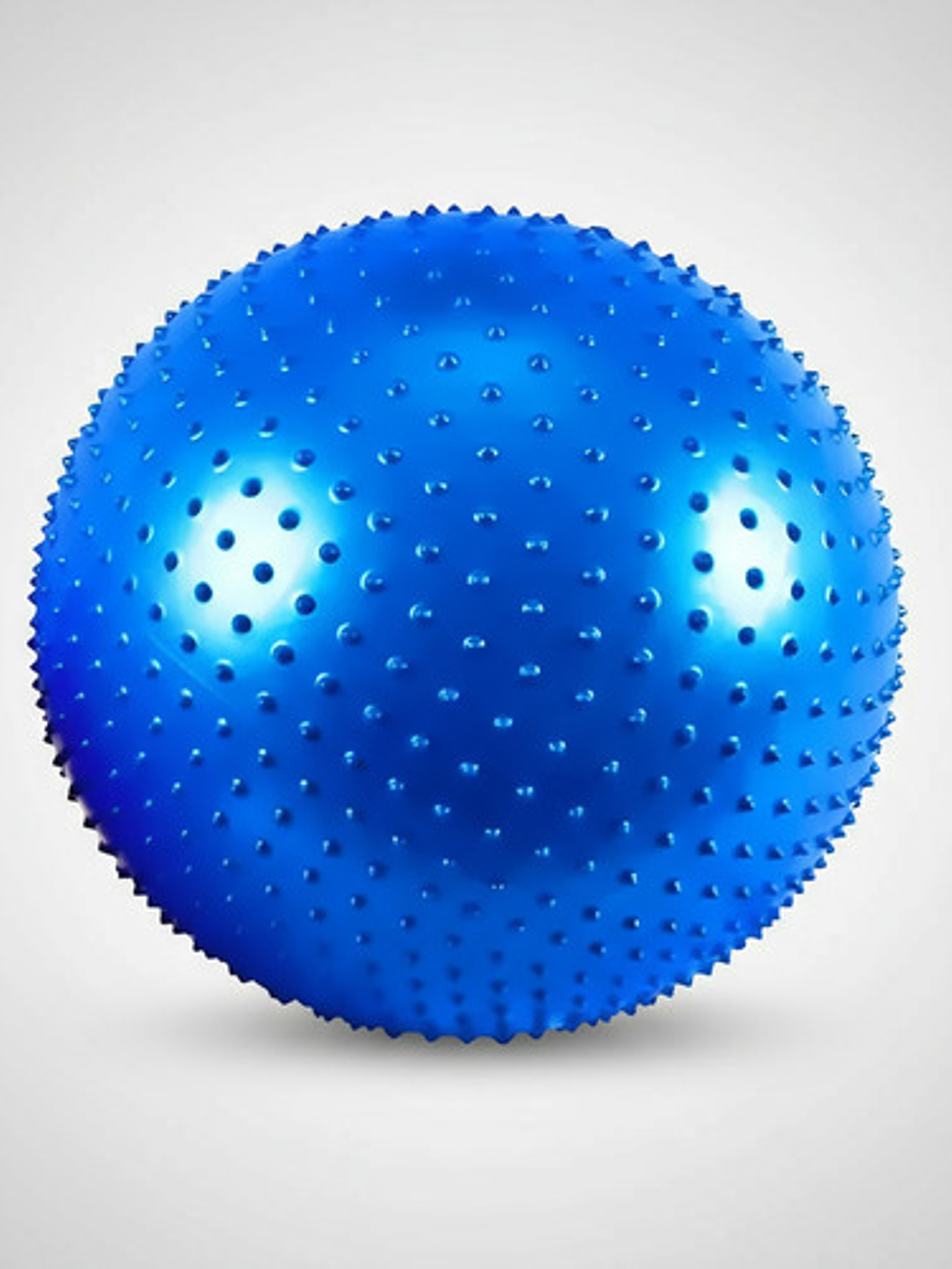Pelota Balón Pilates / Yoga / Masaje Erizo 65cm Azul 4