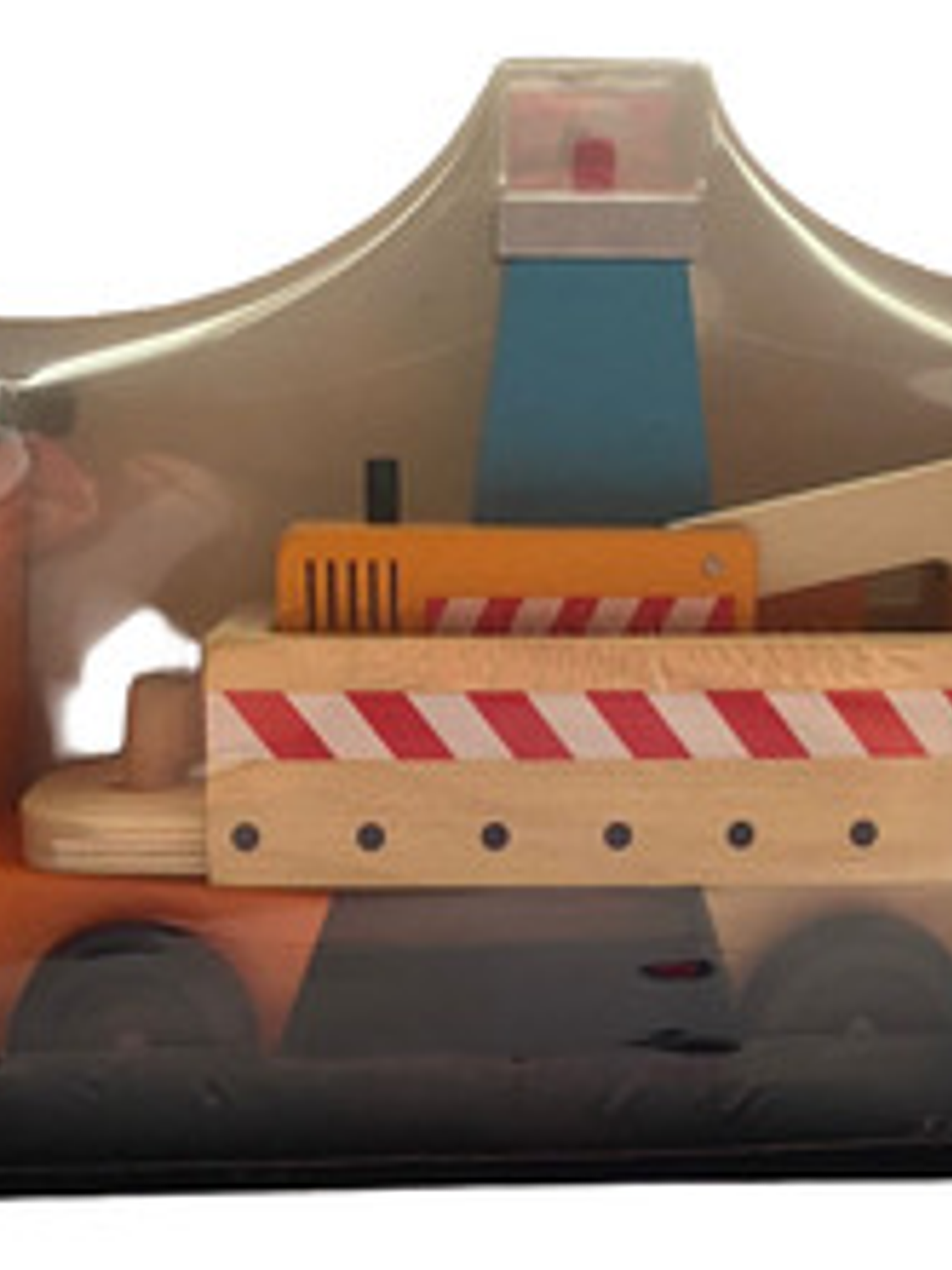 Camión Rampla Madera Construcción Niños Juguete 1