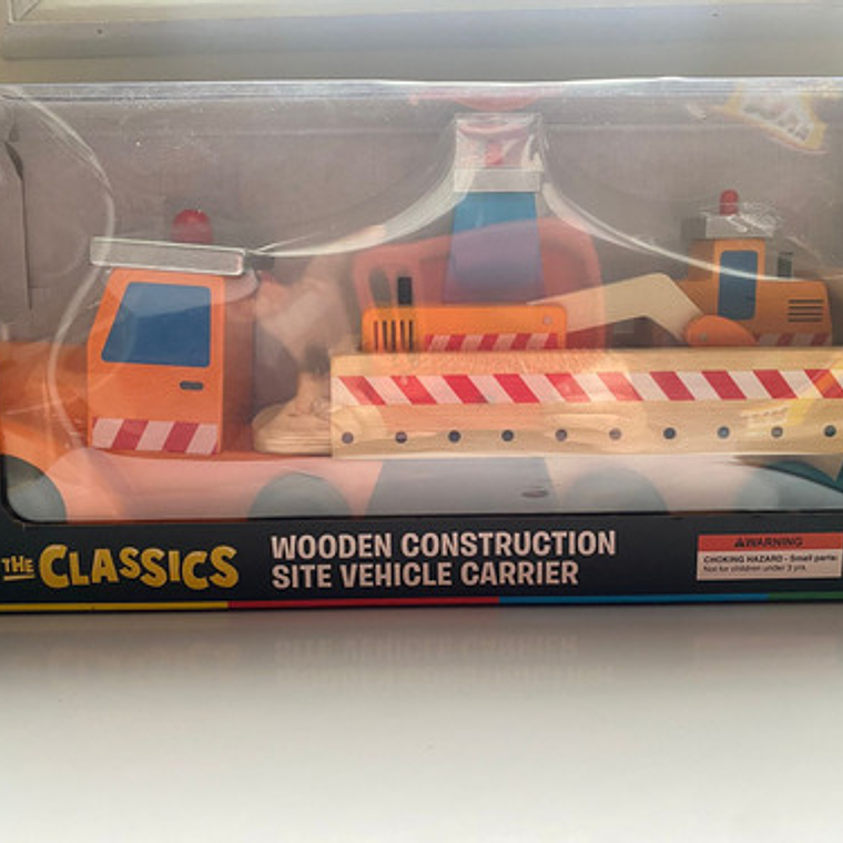 Camión Rampa de Madera – Juguete Didáctico de Construcción Infantil 3