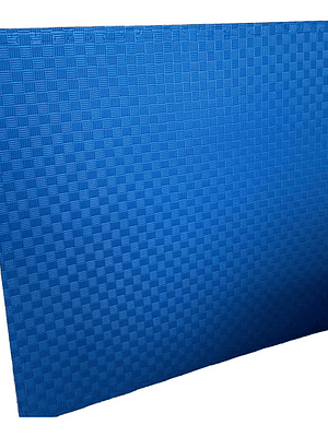 Plancha Tatami 1mt X 1mt X 4cm Rojo/azul