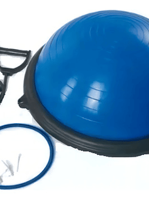 Bosu Balance Balon Con Manillas 60 Cm Color Azul
