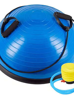 Bosu Balance Balon Con Manillas 60 Cm Color Azul