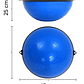 Bosu Balance Balon Con Manillas 60 Cm Color Azul - Miniatura 4