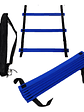 Escalera De Agilidad 12 Peldaños, 6 Metros, Color Azul - Miniatura 1