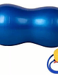 Balón Ovalado Pilates Yoga Tipo Maní 90x45cm Rehabilitación Color Azul - Miniatura 5