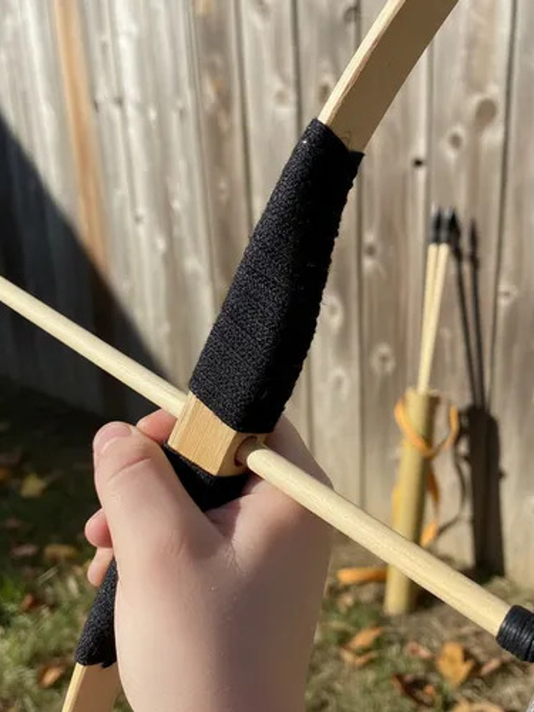 Juguete Madera Tiro Al Blanco Arco + Flecha Niño-as Regalo 3