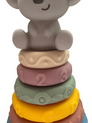 Juguete Encajable Con Figura De Koala, 7 Unidades