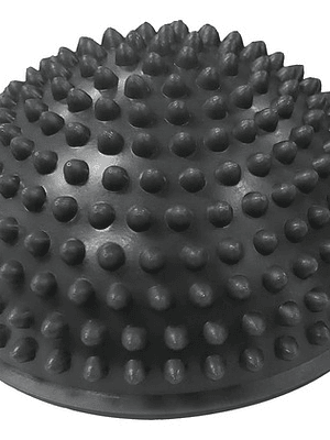 Mini Bosu Erizo 16cm Fitness/crossfit Variaedad De Colores Color Negro
