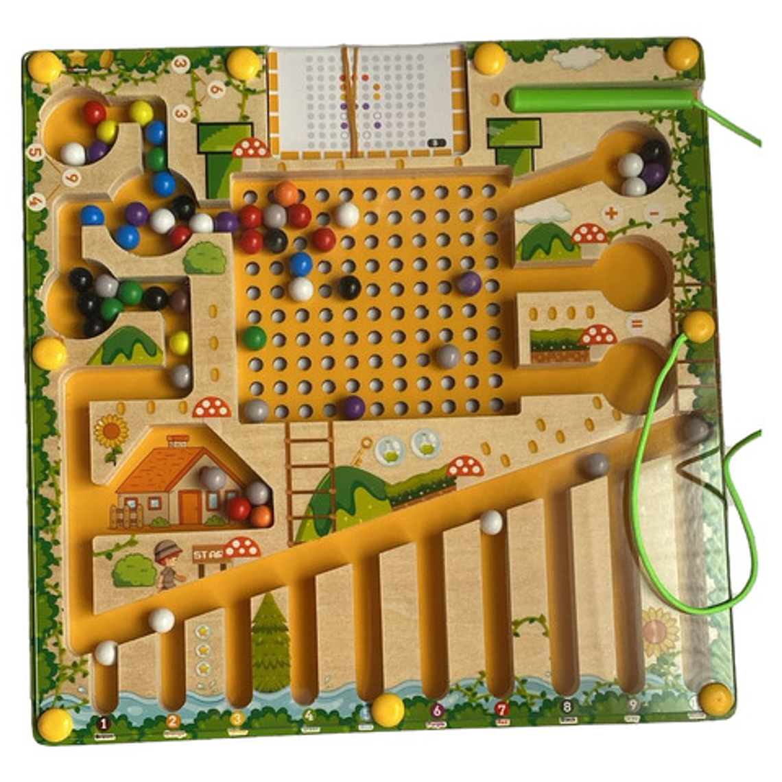 Laberinto Magnetico Colores Concentracion Niños Regalo 1