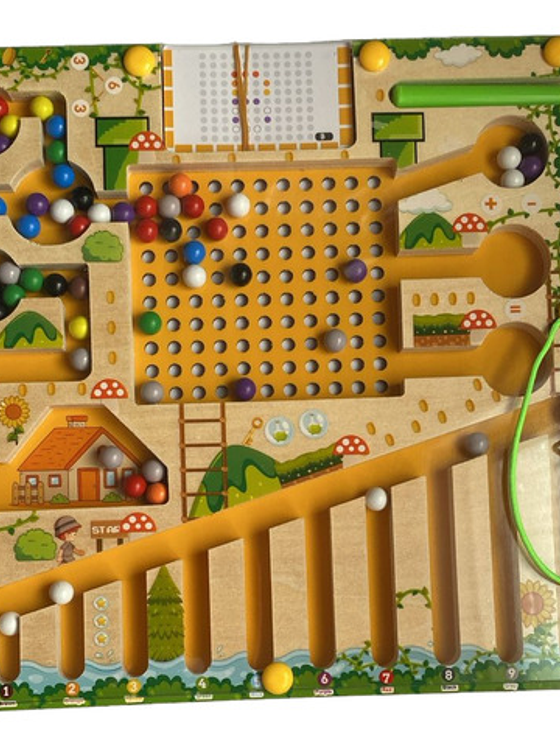 Laberinto Magnetico Colores Concentracion Niños Regalo 1