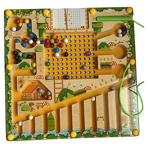 Laberinto Magnetico Colores Concentracion Niños Regalo