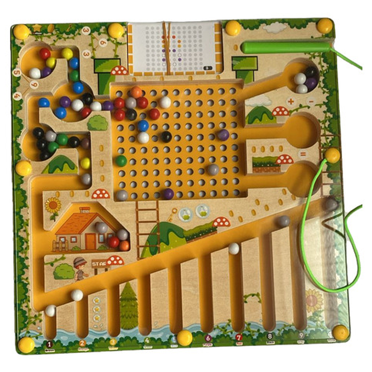 Laberinto Magnetico Colores Concentracion Niños Regalo 1