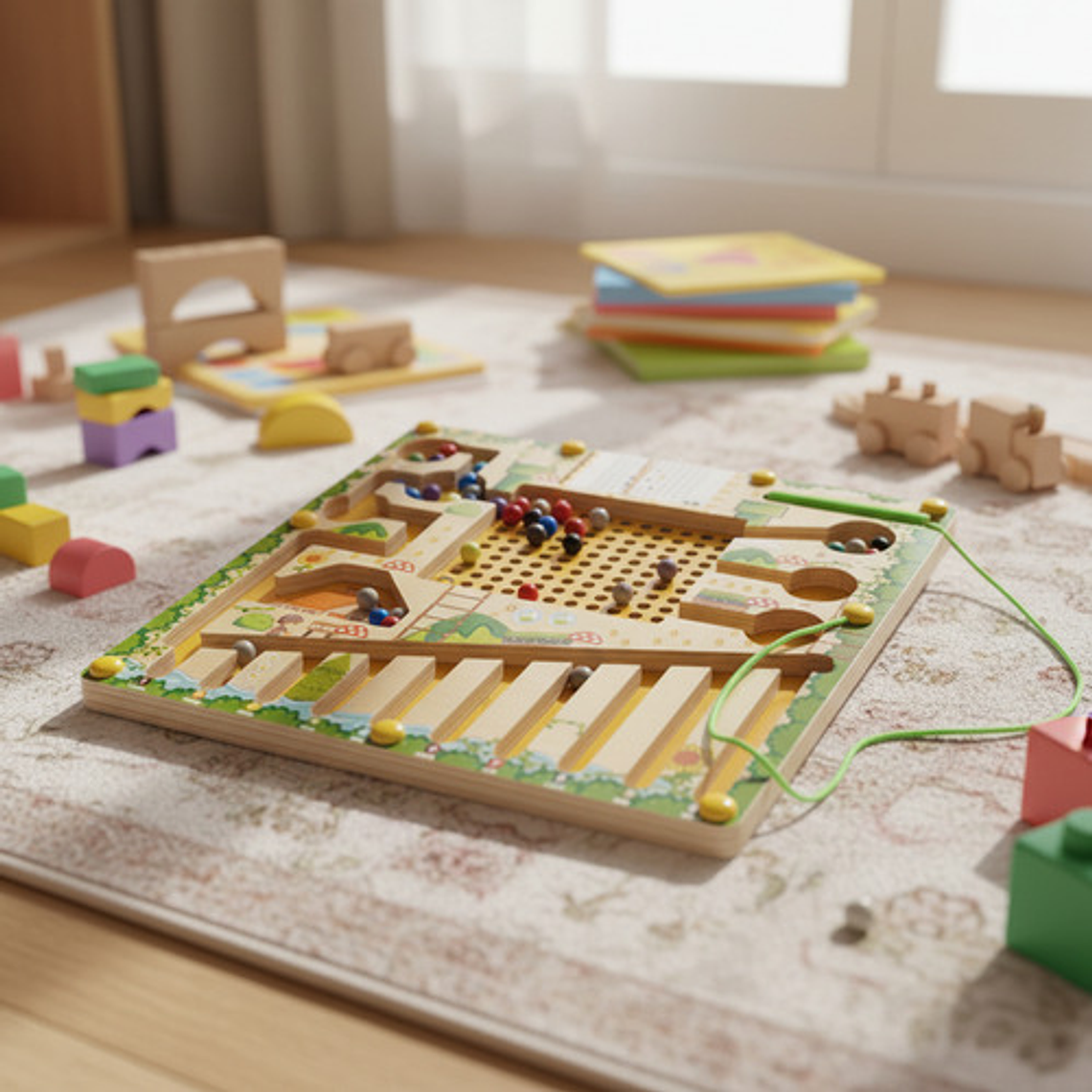 Laberinto Magnetico Colores Concentracion Niños Regalo 2