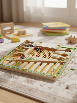 Laberinto Magnetico Colores Concentracion Niños Regalo