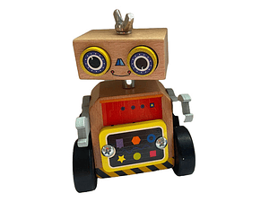 Juguete Educativo Robot Ensamblaje De Madera Montessori