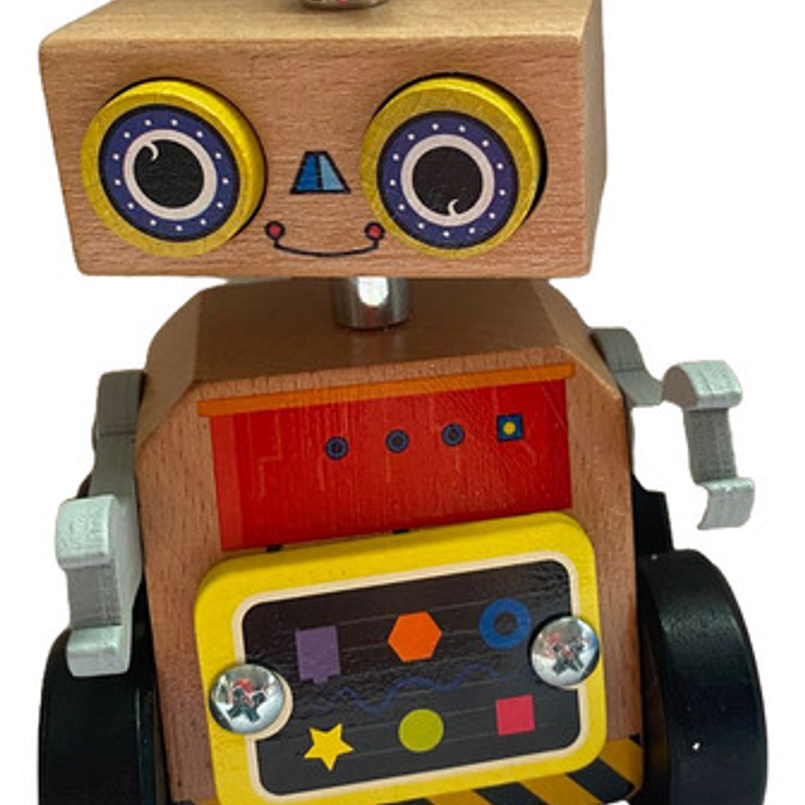 Juguete Educativo Robot Ensamblaje De Madera Montessori 1