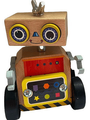 Juguete Educativo Robot Ensamblaje De Madera Montessori
