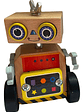 Juguete Educativo Robot Ensamblaje De Madera Montessori - Miniatura 1
