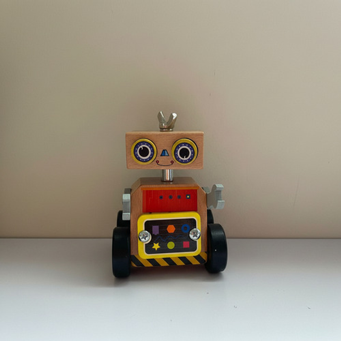 Juguete Educativo Robot Ensamblaje De Madera Montessori 4