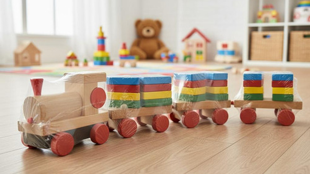 Tren De Encaje Juguete De Madera 1