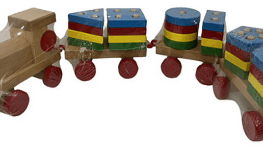 Tren De Encaje Juguete De Madera 2