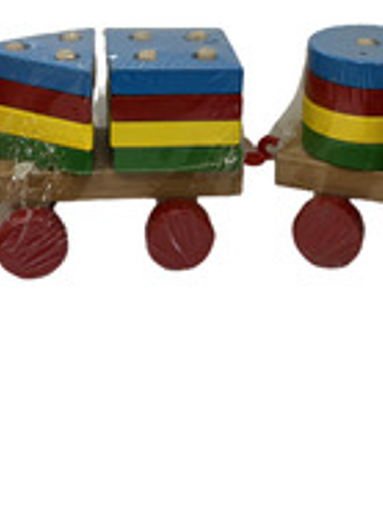 Tren De Encaje Juguete De Madera 2