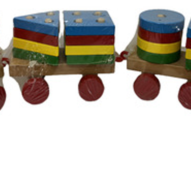 Tren De Encaje Juguete De Madera 2