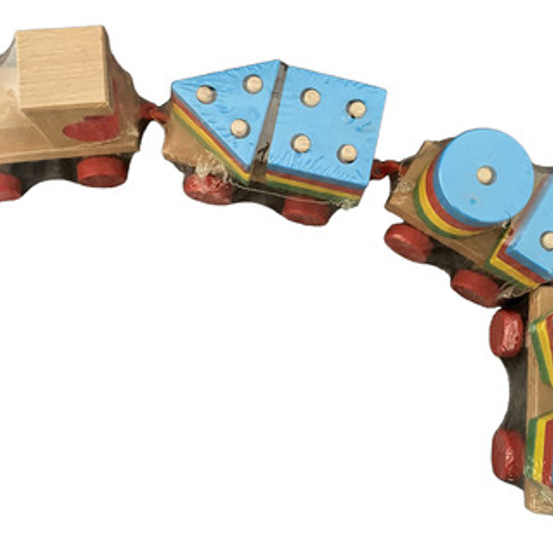 Tren De Encaje Juguete De Madera 3