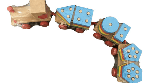 Tren De Encaje Juguete De Madera 3